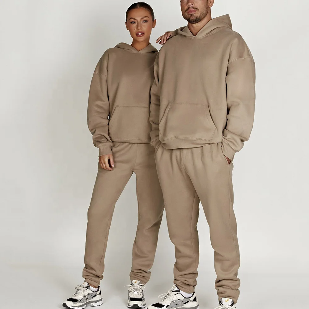 Wholesale High Quality Blank Custom Hoodies And Sweatpants Set Men ...