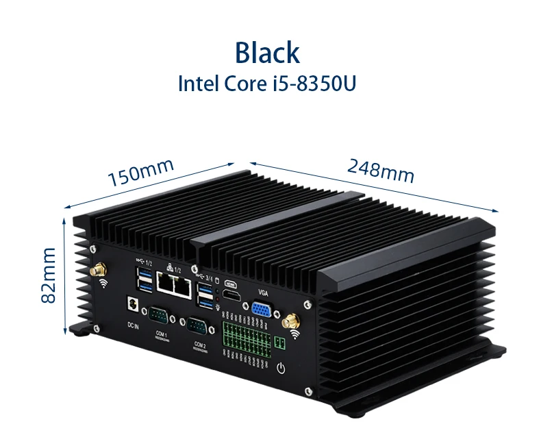 XCY Mini PC computer Intel Core i7 7500U i5 7200U Processor