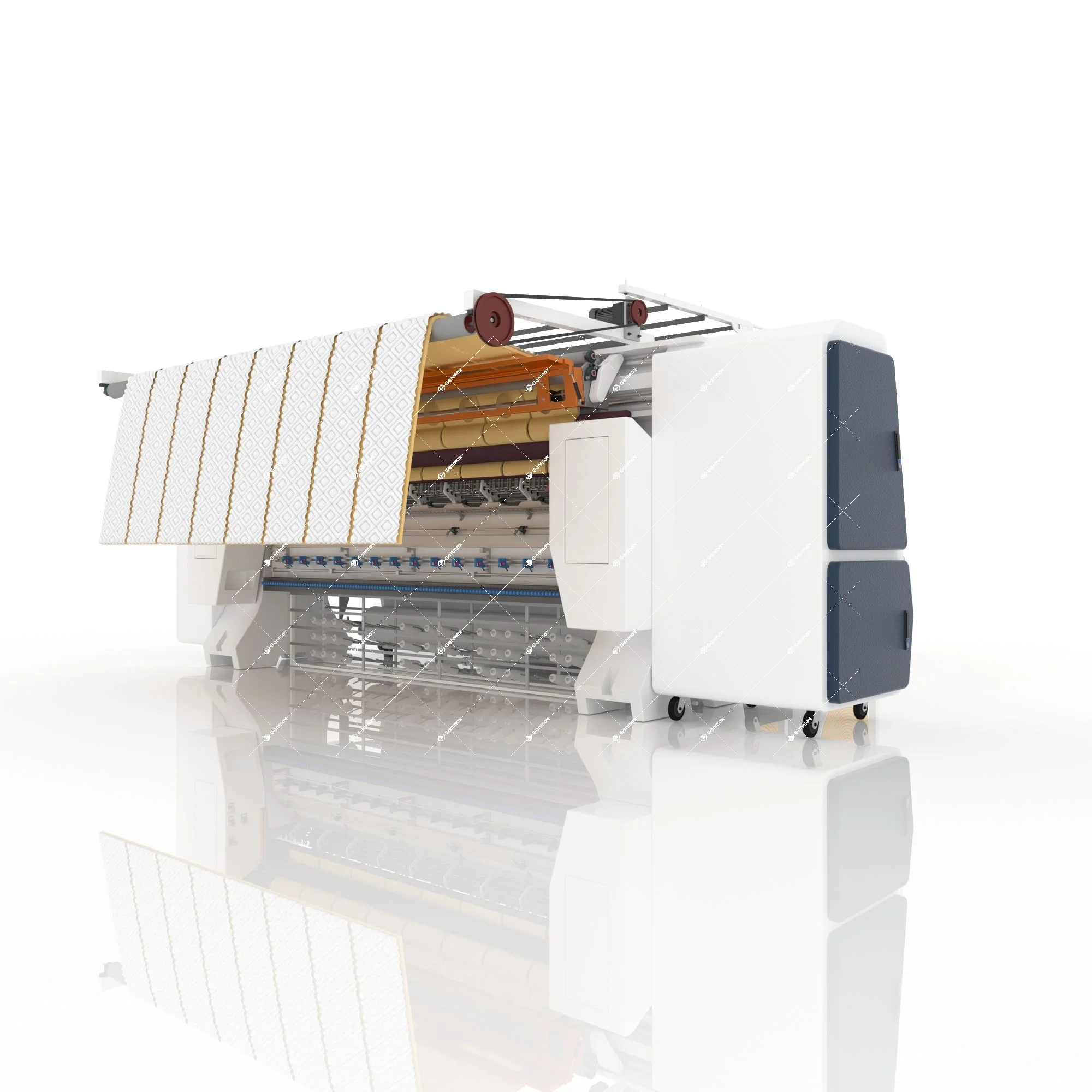 Genmax от китайского поставщика многоигольная стегальная машина цена для Maquinas Para