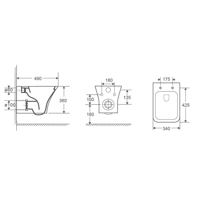 European standard modern wall-hung rimless suspendu wc wall mount row toilet and basin bathroom ceramic wall hung toilet set supplier