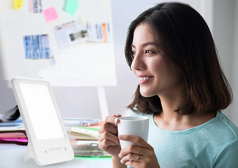 10000 Lux Adjustable Bright Light Vitamin D Portable Energy Sun Lamp