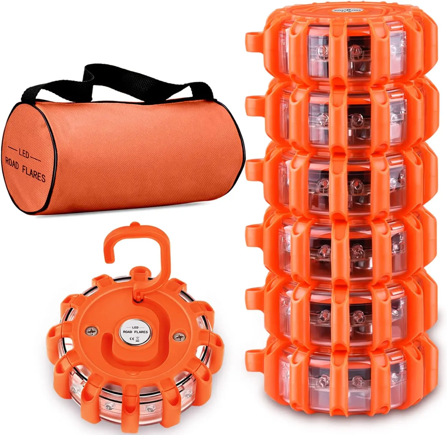 10-в-1patterns дорожные светодиодные аварийные огни с магнитом ударопрочный водонепроницаемый