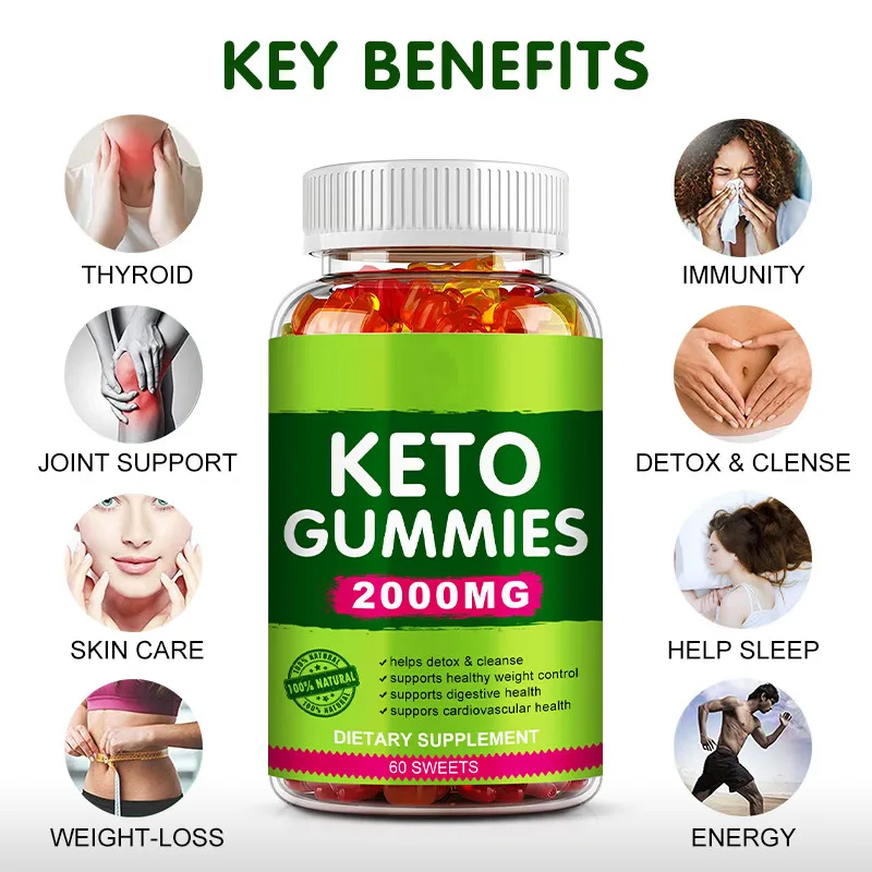 Private Label  Keto Gummies Gummy Bears carbless keto diet foods keto gummies manufacturer factory