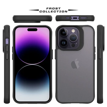 Hot 2023 Translucent Frosted Matte Phone Cover for iPhone 14 13 12 XS XR 11 Cell Phone Case
