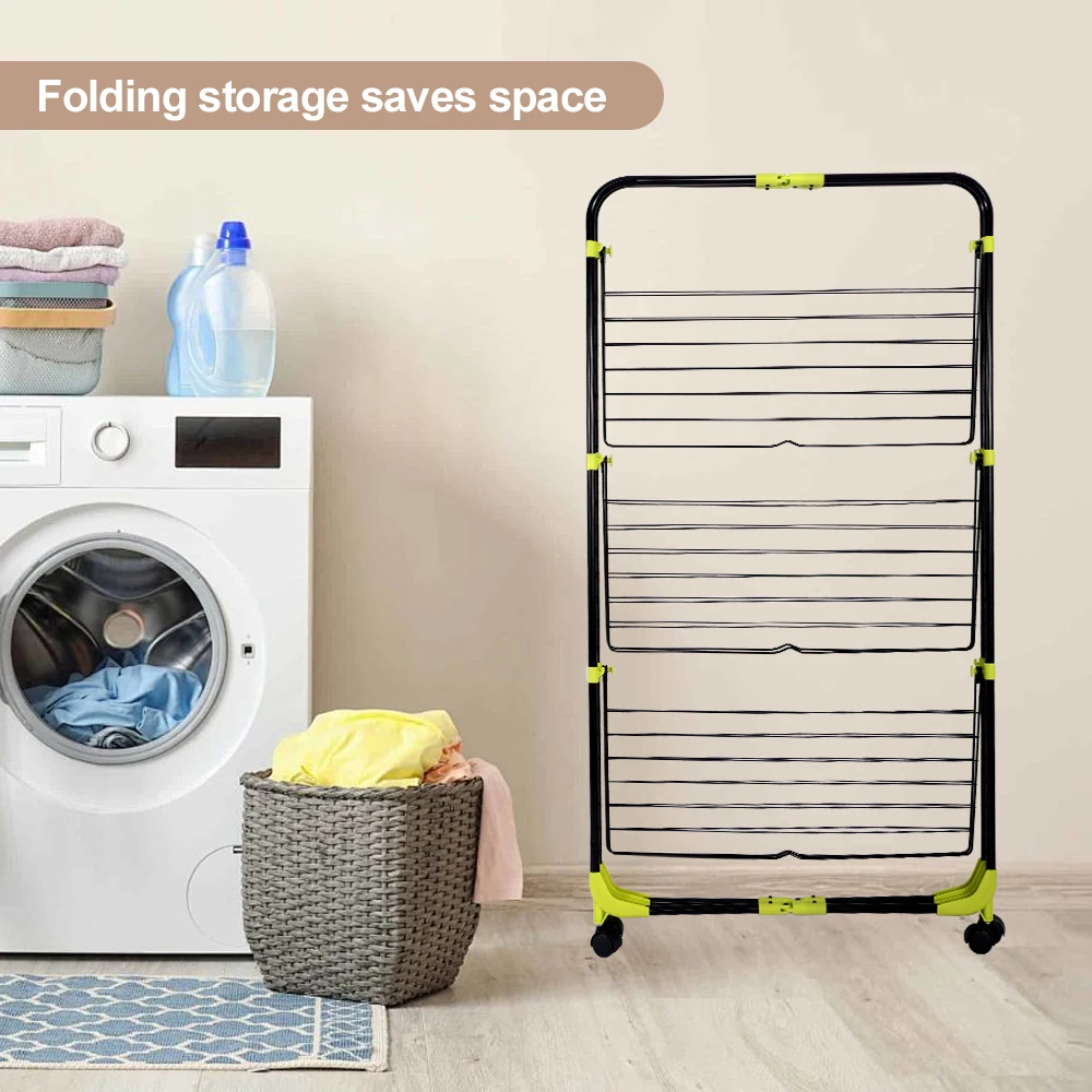 Factory Supplying Traditional Italian Collapsible Clothes Drying Rack Outdoor Drying Rack for Bathroom Use