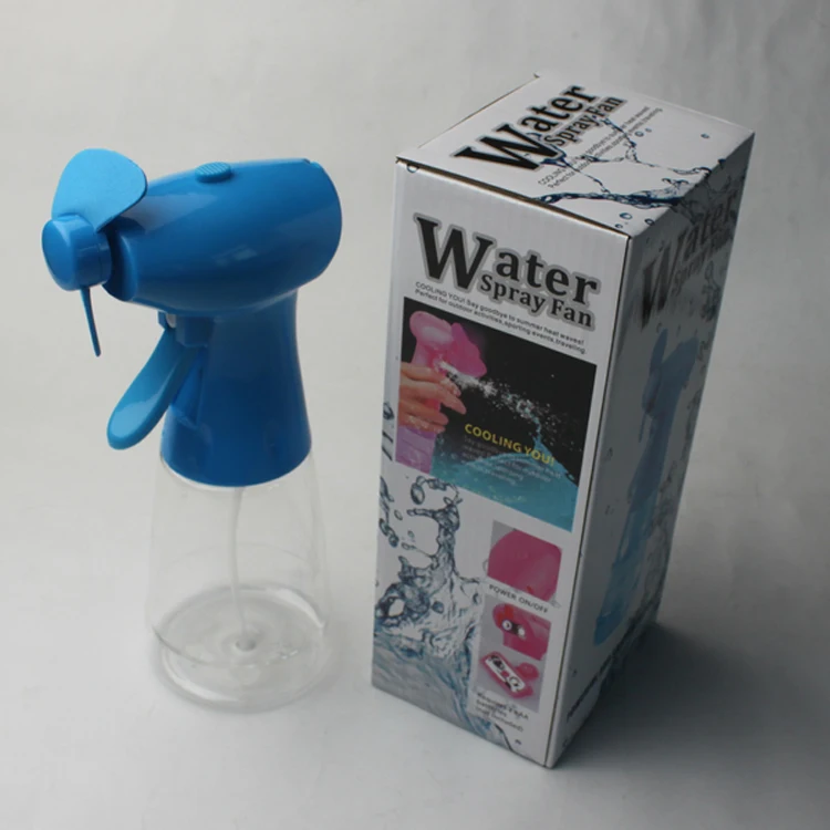 Outdoor Summer Mini Misting Water Bottle Fan Battery Operated Portable