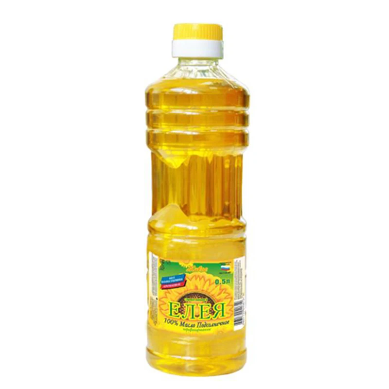 Plastic Bottle Packed  First grade Quality Unrefined Sunflower Food Oil