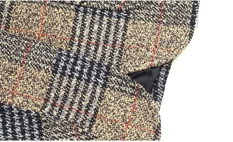 Men's Plaid Suit Coat Jacket For Autumn - Stylish Casual Look_voghion.com