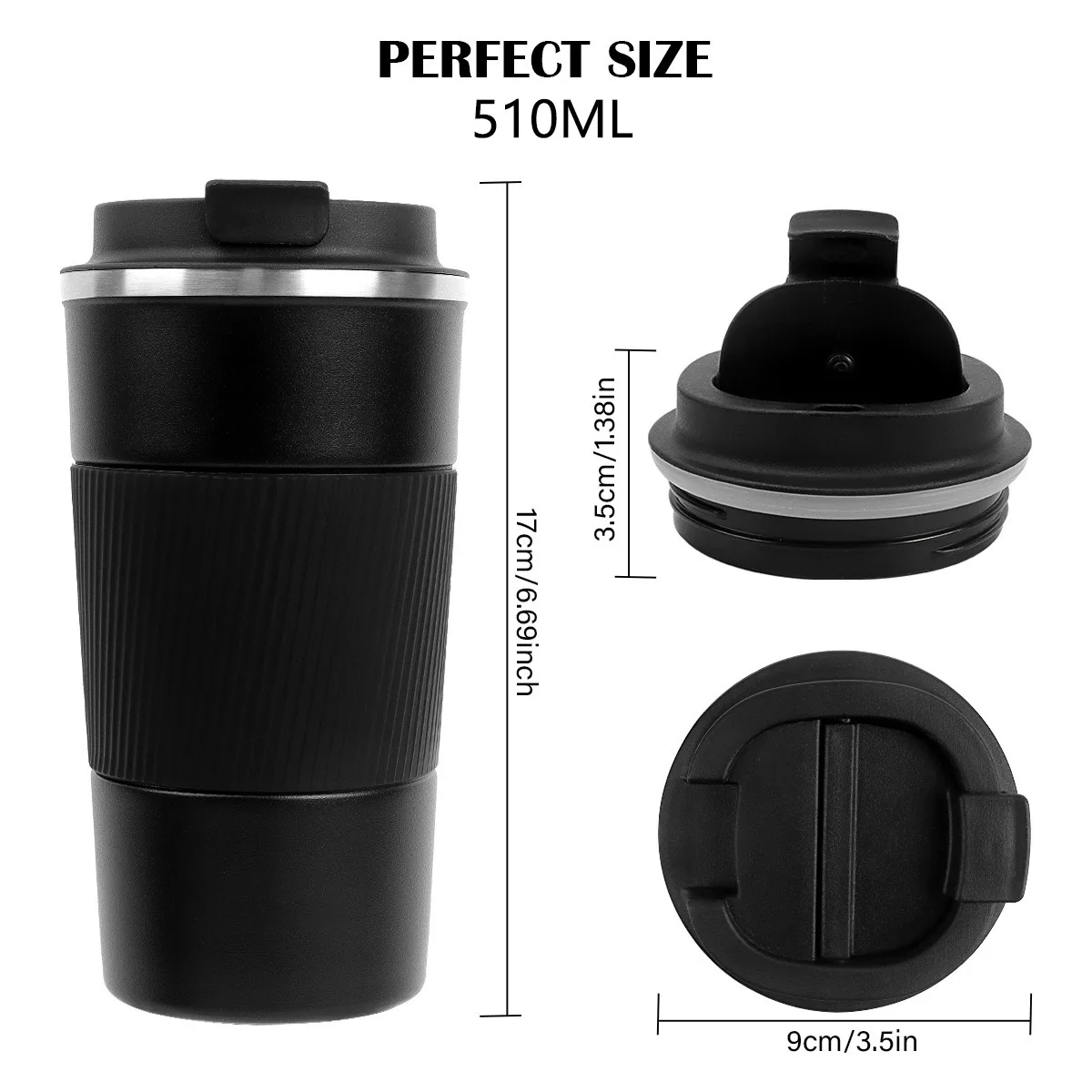 Stainless Steel Insulated Coffee Cup Insulated Travel Mug For Hot/ice