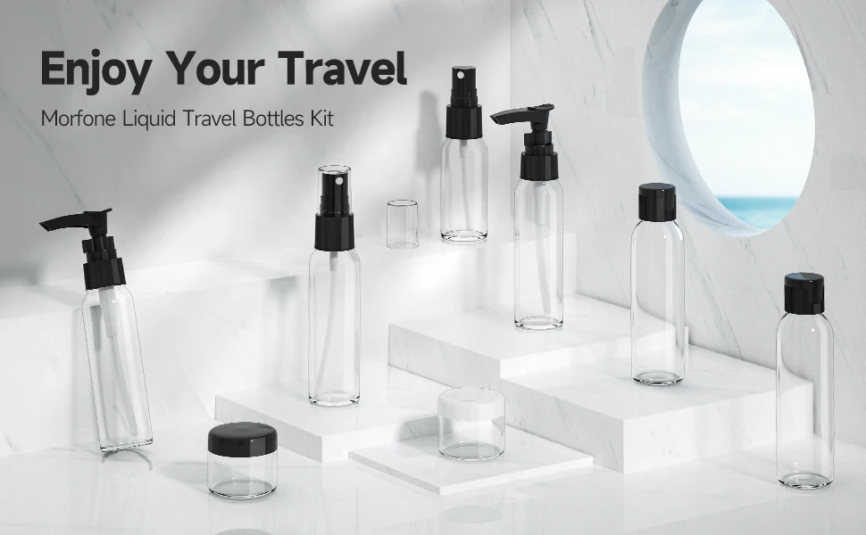 Travel Bottles Kit Approved Travel Size Containers For Toiletries Leak