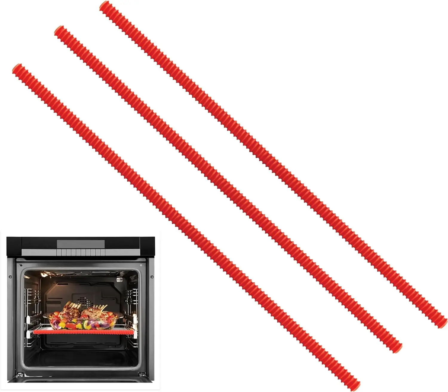 Термостойкая силиконовая стойка для духовки