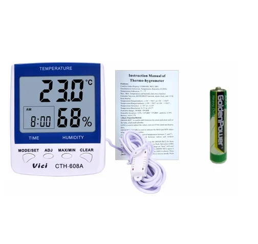 digital termometro higrometro termohigrometro indoor outdoor