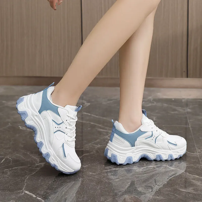 Wholesale Latest Women Chunky Sneakers High Quality Fashion Platform Sports  Shoes for Women