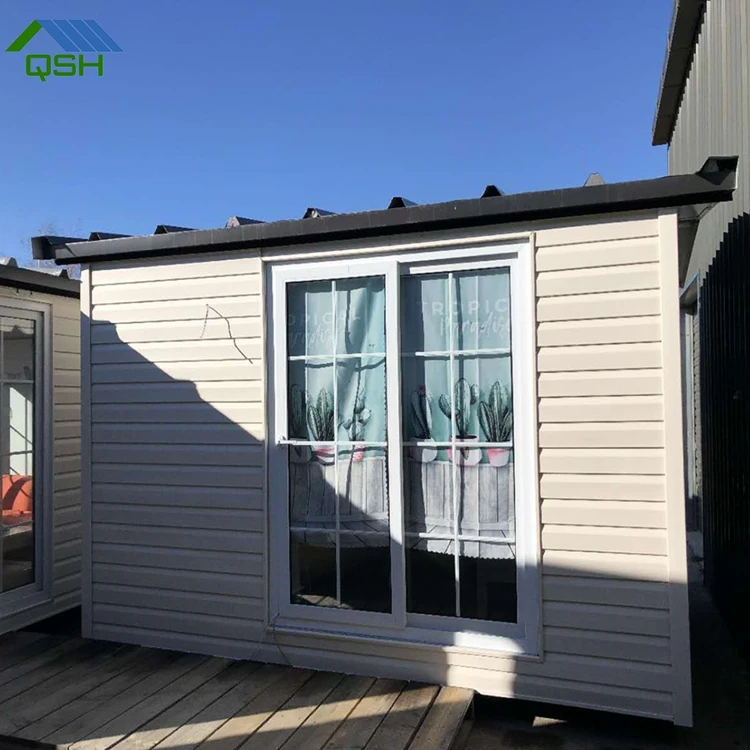 Wooden Facade Modern Modular Prefabricated Buildings Ready Homes Sheds Garden Office Container Prefab Houses