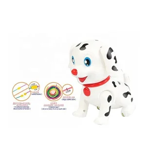 Pull Spot Dog Safety Buckle Electric Jumping Puppy BO Interesting Toy Pet Juguete De Perro