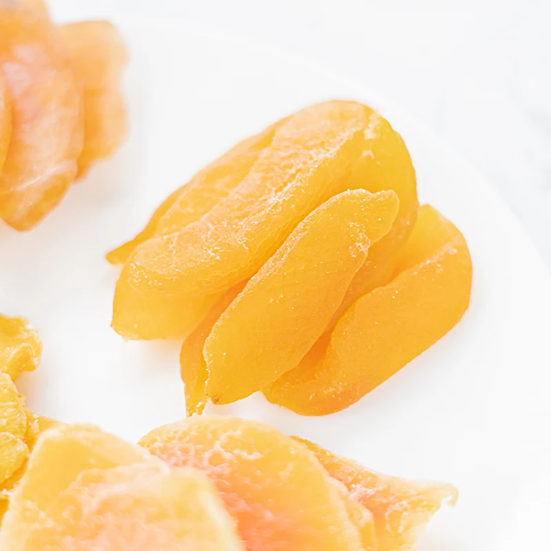 Здоровый без добавления натуральный без ГМО сухой персик без глютена оптовая продажа китайская закуска хороший источник волокон Сушеный Персик