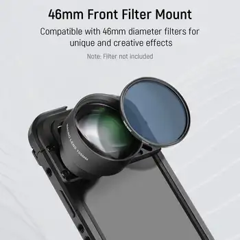 Smart Phone Mobile Phone Close up Zoom  Camera Lens  NEEWER 105mm HD Macro Lens for 17mm Thread Lens Backplane detail image