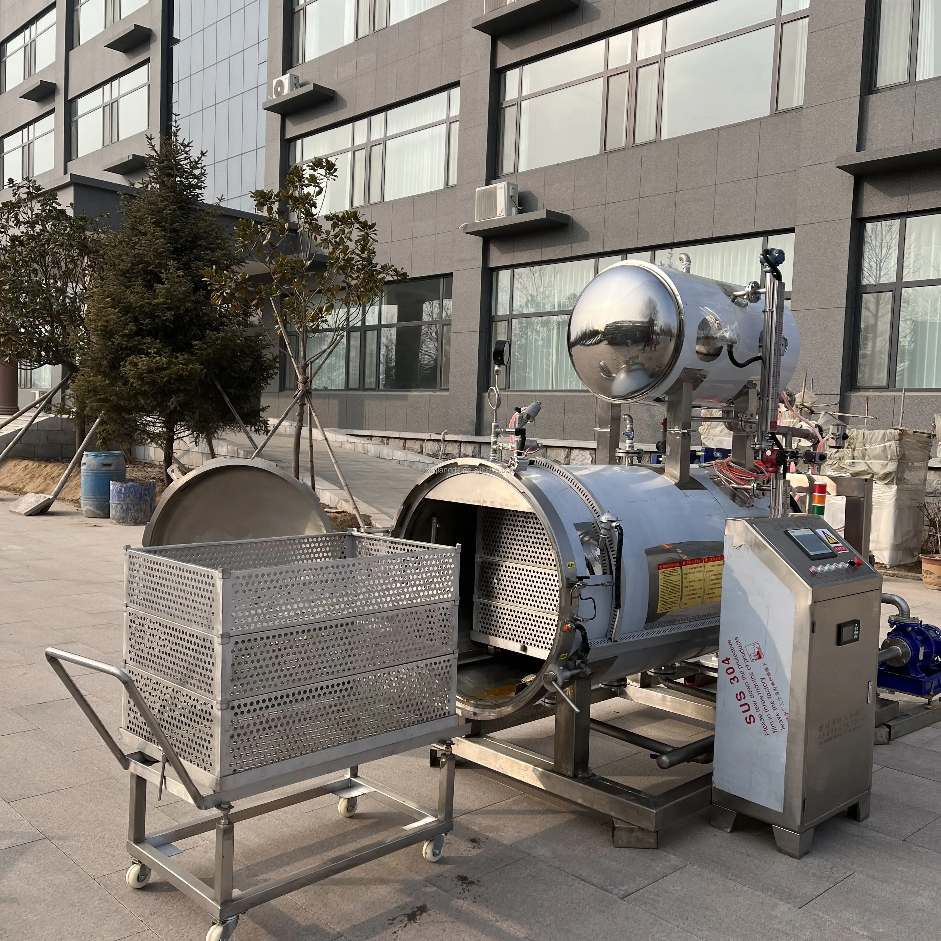 ステンレスフード　2100×950×250H　SUS430　1.0t　BA ステンレスフード 2100×950×900H SUS430 1.0t BA