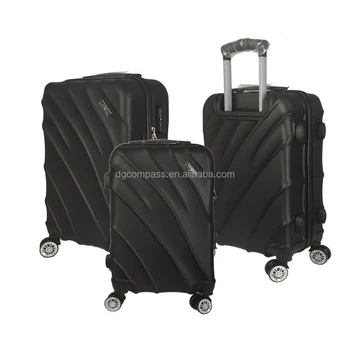 ABS hard Cabin size luggage 20" with combination lock and 360 degrees rotating Top Fashion ABS Luggage Lightweight Suitcase Sets