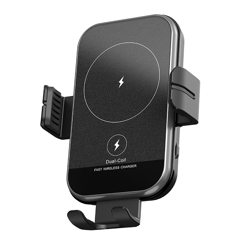 15W Dual Coil Fast Charging KC Certificate Wireless Charger Car Mount  Holder for Samsung Z-Flip Series