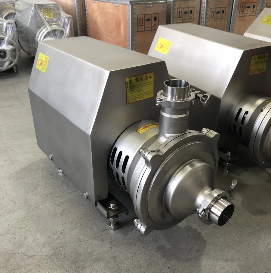 Stainless Steel CIP Self-Priming Position Water Pump