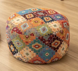 Soft Bean Bag Chair Corner Sofa for Adults Jacquard Textured Sofa Chair