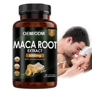 Best Selling Products OEM Organic Maca Root Supplement Replenish Energy Herbal Supplement Enhance Endurance Maca Capsule
