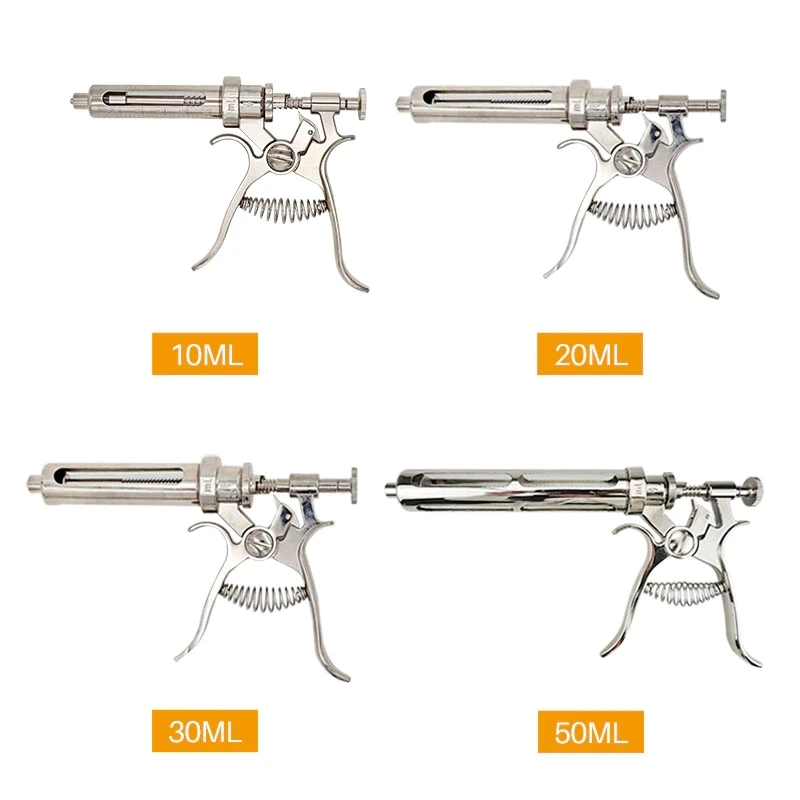 Stainless Steel Meat Injector Kit with Thermometer Metal Food Injection ...