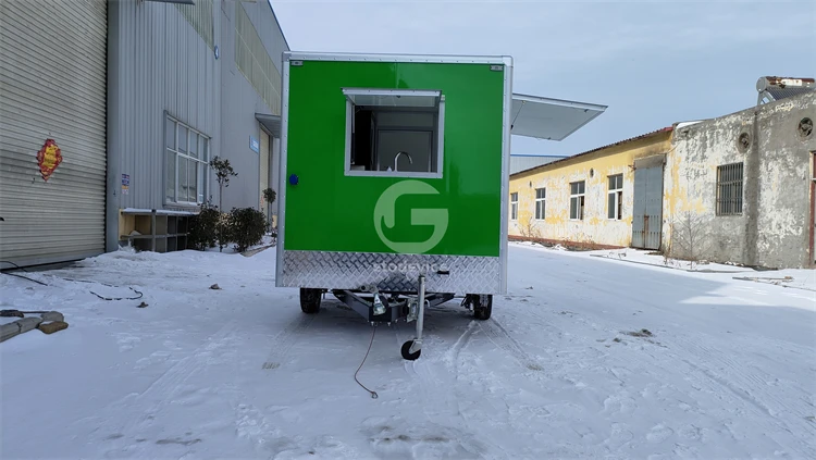 Commercial  EU Catering Trailer Ready to Customize 2024 Personal DIY Business Food Cart for Sale