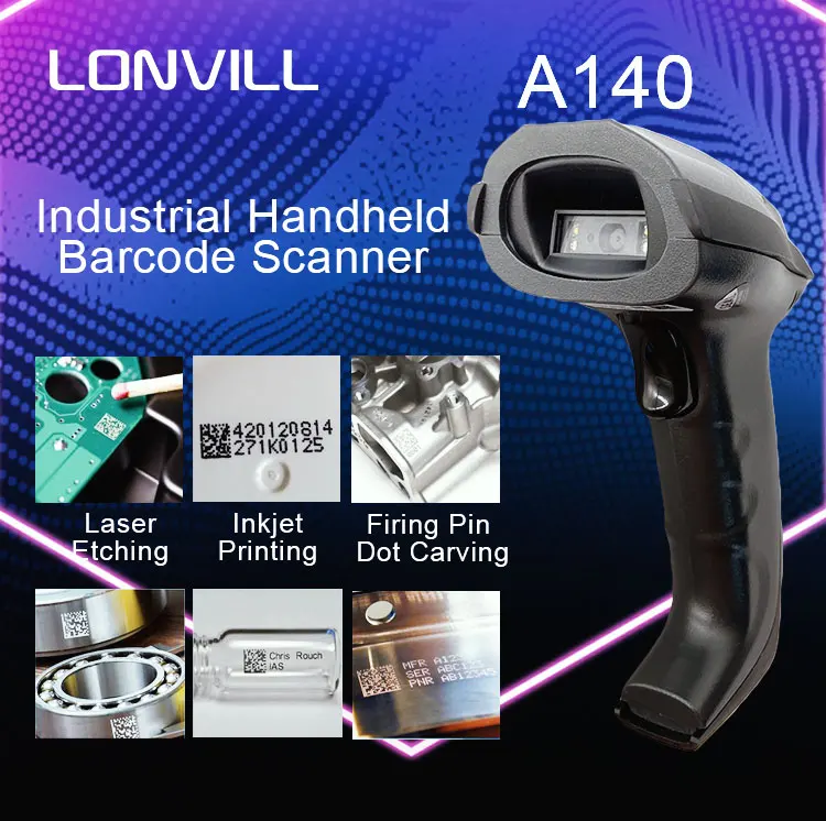 High Quality 2d Industrial Handheld Dot Peen Data Matrix Scanner Dpm ...