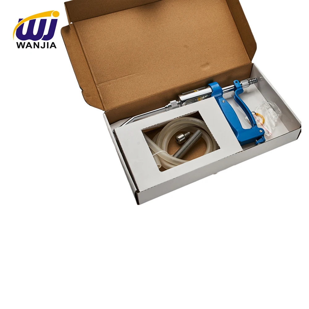 WANJIA Automatic Continuous Veterinary Drenching Gun for Sheep Pig Cattle Injection Veterinary Equipment for Diagnosis Medicine