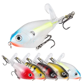 New Arrival Crank Noise Simulate Lure Top Water Tractor 11.5g/16g with 2pcs Strong Treble Hooks for Pollack Pike – Hooks – view 2