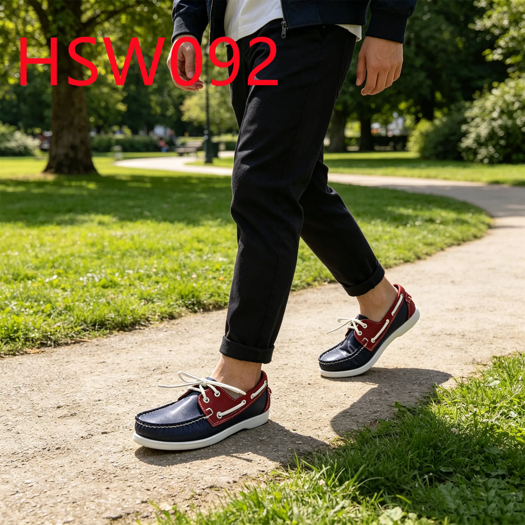 HY,Daily Matching Anti-slip Rubber Sole Penny Shoes Popular in Spain Multi-color Hand-made Full Soft Leather Boat Shoes HSW092