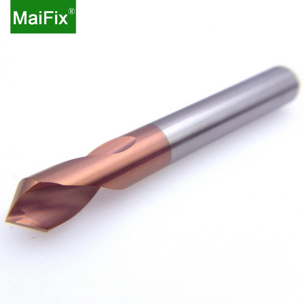 Maifix 1 шт. HRC60 WGTCDDZ 3 мм вольфрамовый стальной точечный угол 90 градусов Инструменты для снятия фаски Точечные сверла
