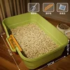 Verde Menta - Recogedor de Arena para Gatos Gigante de 61 cm con Pedal para Bañera