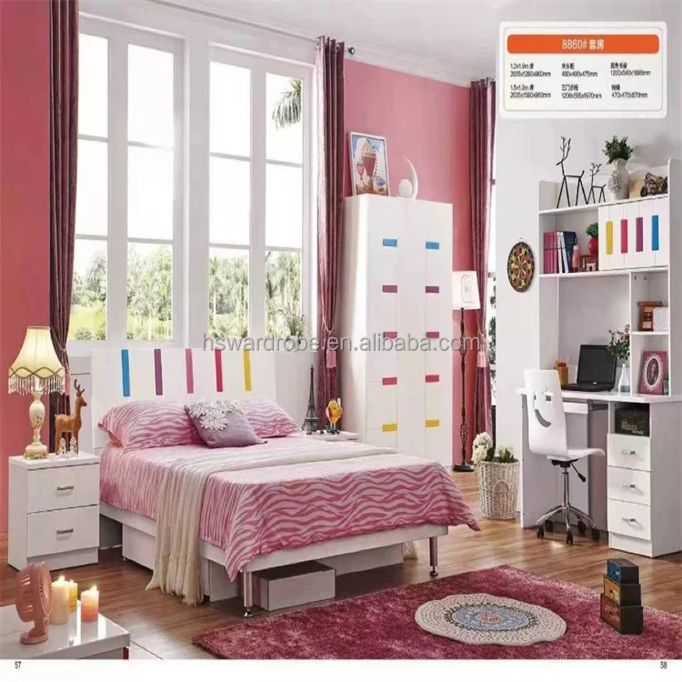 Kids Bedroom Furniture Set Children Bed Full Bedroom Set With Mattress