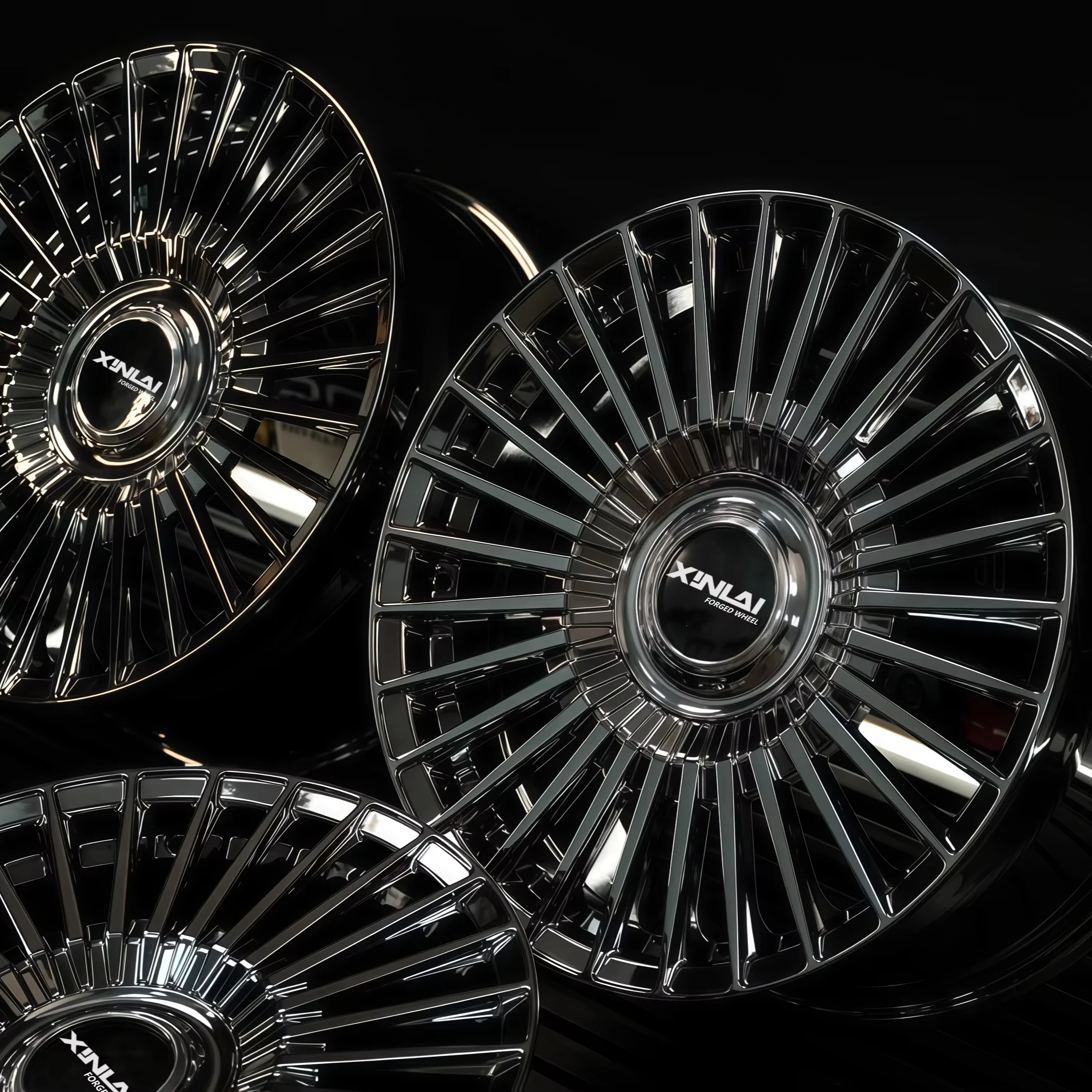 BJXL 1 Piece Mono Block Wheel Alloy Rim Multispoke Deep