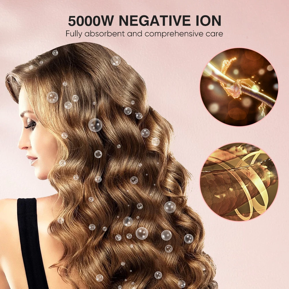 Professional Salon  Automatic 2 in 1 Hair Curler and Straightener Hair Curler Auto Curling Iron  New Design Hair Curler