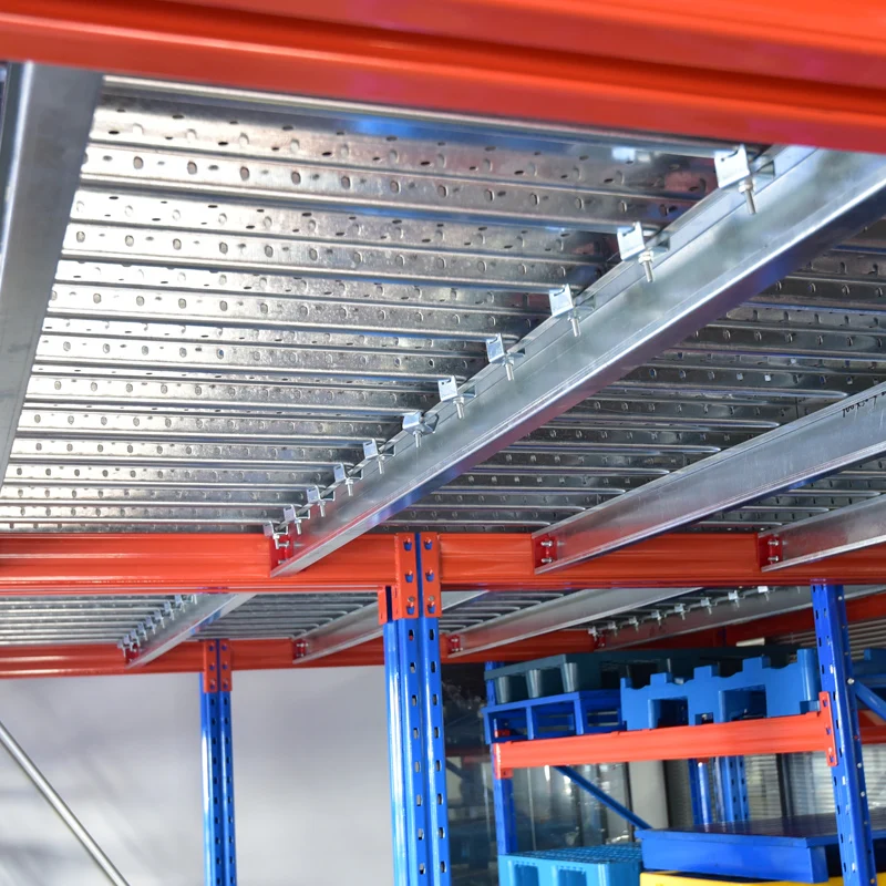 Customized Heavy Load Mezzanine Floor Rack Warehouse Shelf Racking System Large Load Capacity Warehouse Storage Steel Modern