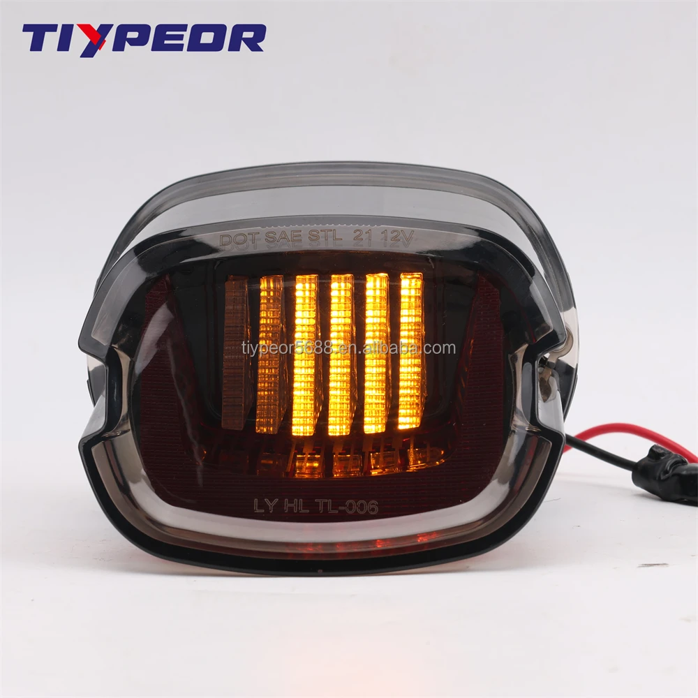 product tiypeor wholesale price hover taillight for harleys davidson tail lights motorcycle led lamp with clear smoked color-7