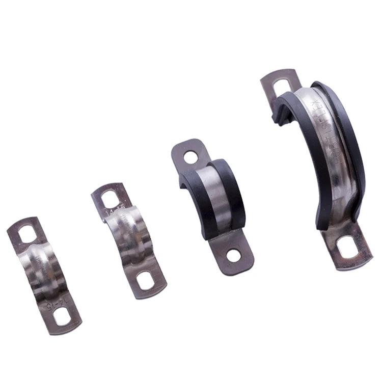 Yibuy 304 Edelstahl U-Klemme 50 Mm – 10 Stück, Für Rohre & Schläuche, Loch M6, Rostfrei
