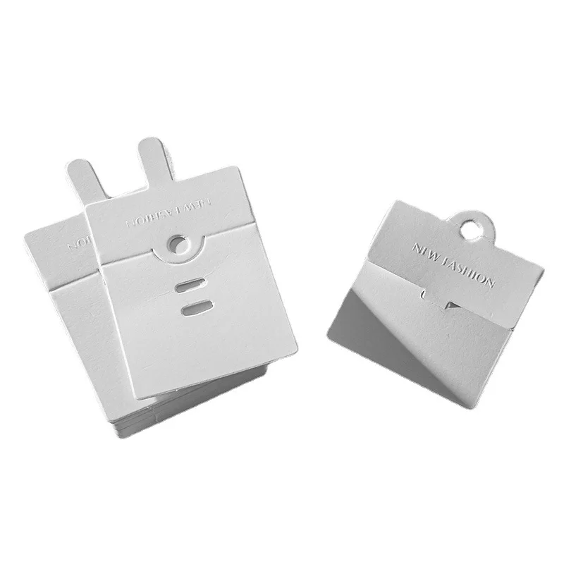 product eco friendly custom cardboard paper earring card jewelry necklace display storage packaging card-6