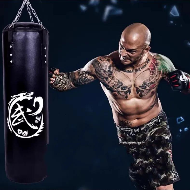 Triple Sanda Boxing Sandbag for Home Fitness Hanging Solid Taekwondo Stubborn for Adult and Children Muay Thai Punched
