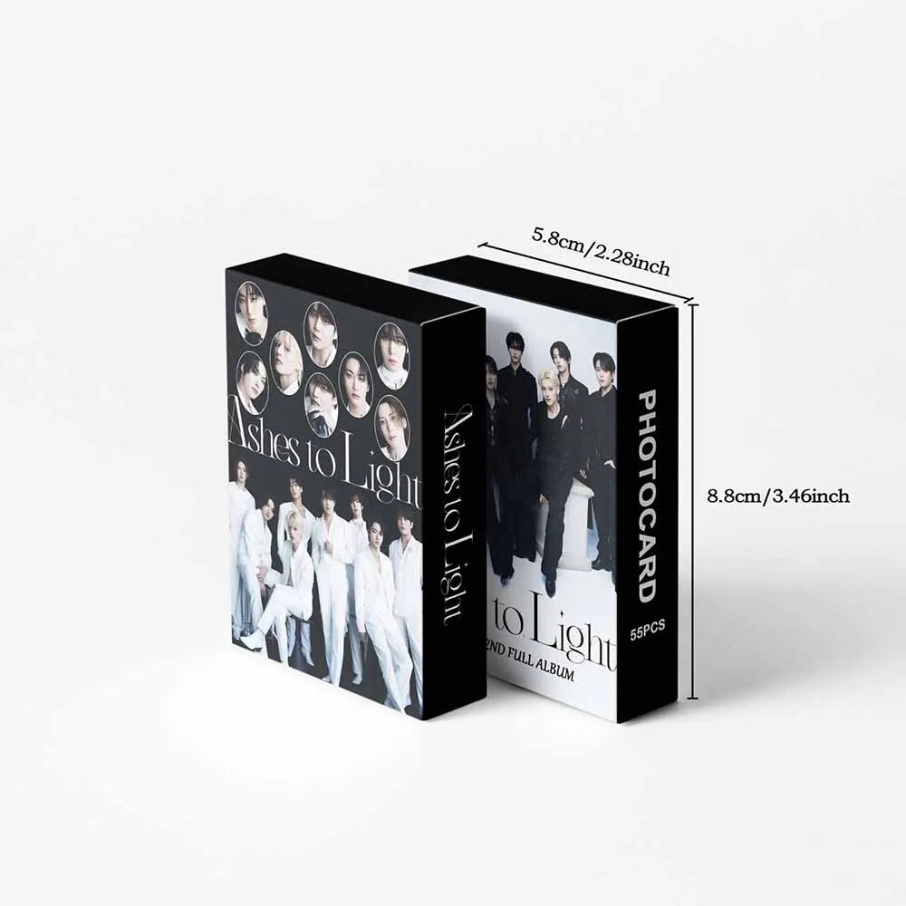 55Pcs/Set Kpop ATEEZ Ashes to Light Japan Album Concept Photocard