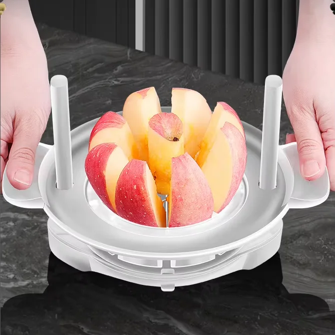 Кухонные аксессуары портативная овощерезка Овощечистка резка яблок из нержавеющей стали с основанием