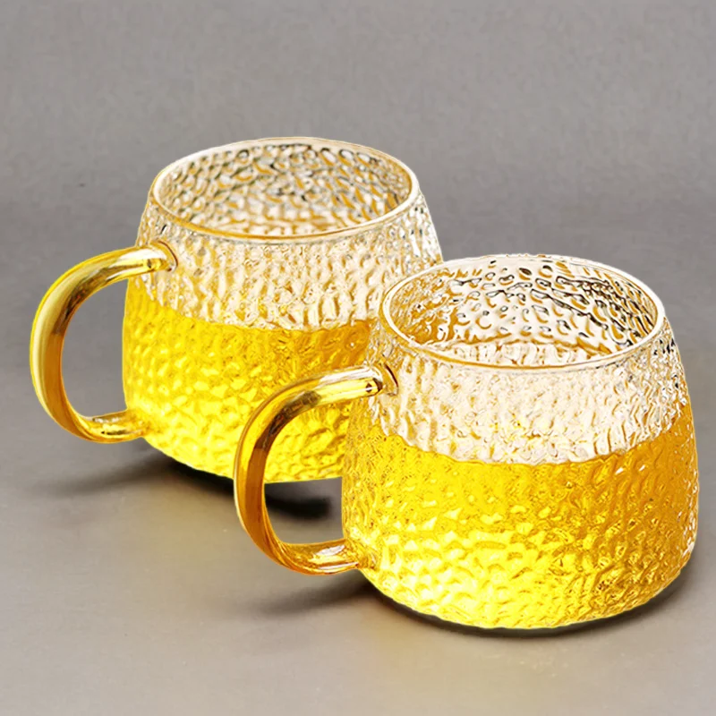 Drinkware 400ML Borosilicate Glass Cup Coffee Mug Nice Drinking Cup with Special Handle