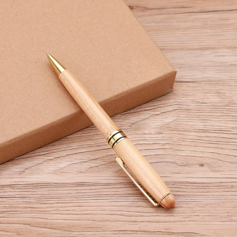 Bamboo Wood  Cover Notebooks Customized Logo Gift Set Planner Pen Keychain Card Holder