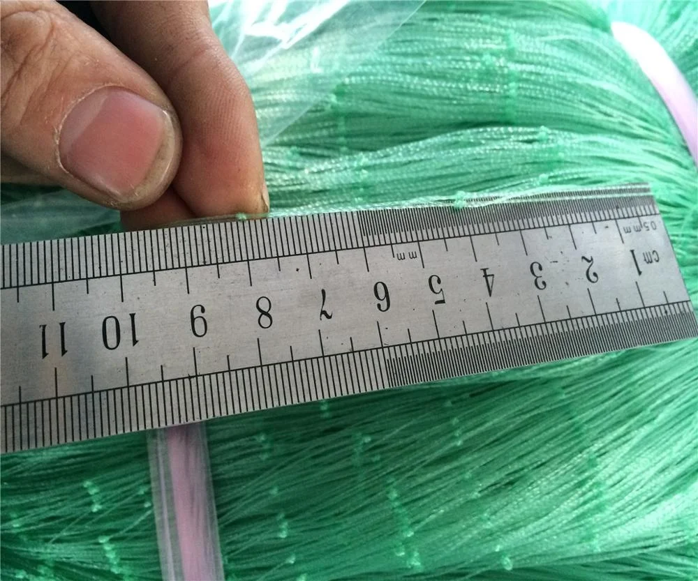 High Strength Shine Fishing Gill Net Green Multifilament Monofilament
