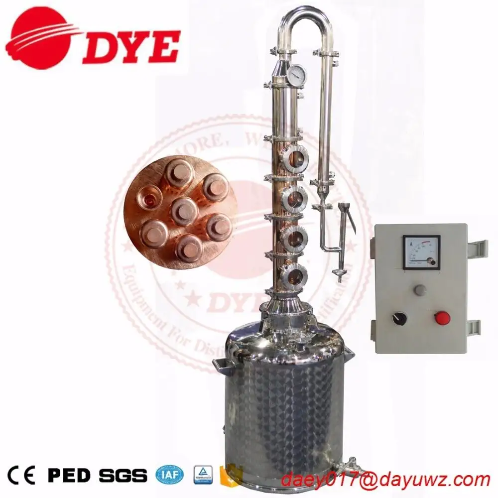 
Микро медный спиртовой дистиллятор DYE XR 100 л, дистилляционное оборудование для виски, домашнее дистилляционное оборудование 
