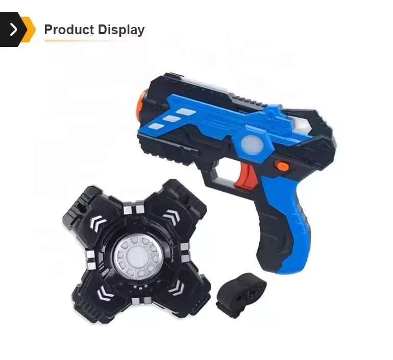 4ガン4ベストLedレーザー射撃ターゲットセットおもちゃキッズ赤外線